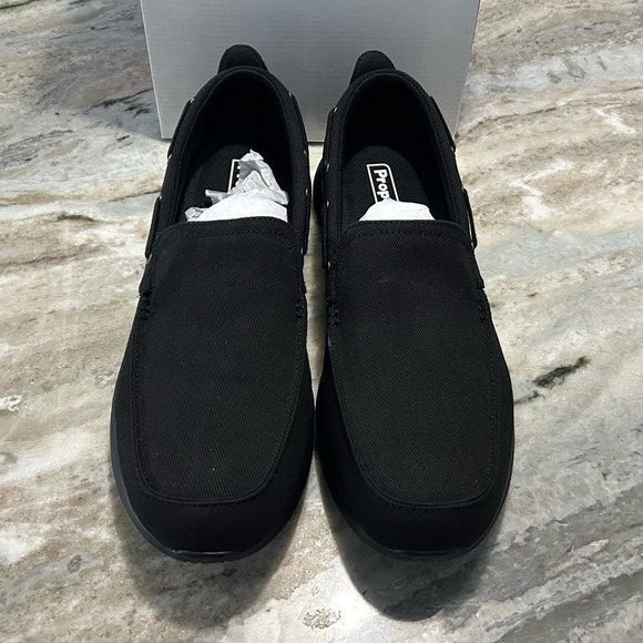 NIB Propet Viasol Men's Slip-On Shoes – Black, Size 8 - Picture 3 of 7